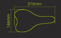 saddle size